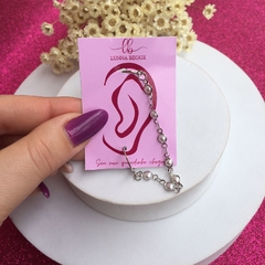 Brinco Earcuff Pérolas