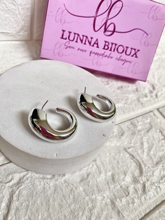 Argola Folheada - Lunna Bijoux