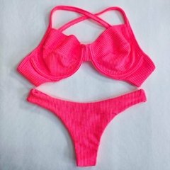 TOP ARO SEM BOJO ROSA TEXTURIZADO - comprar online