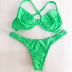 TOP ARO SEM BOJO VERDE FRESH TEXTURIZADO - comprar online