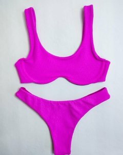 TOP ARO WAVE ROSA FÚCSIA BALI - comprar online