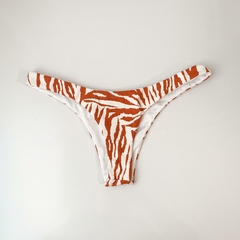 CALCINHA ASA DELTA DUPLA FACE ZEBRA OCRE - comprar online