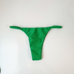 MINI TANGA COM REGULAGEM VERDE BANDEIRA TEXTURIZADO