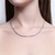 CHOKER ELOS ENCAIXE DUPLO FOLHEADA EM OURO BRANCO