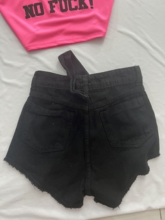 Shorts laço preto - Nanda Looks