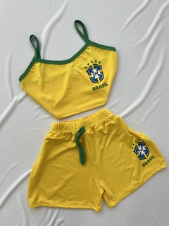 Conjunto Brasil estilo moda blogueira