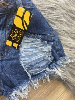 Shorts Jessy Destroyed jeans escuro - loja online
