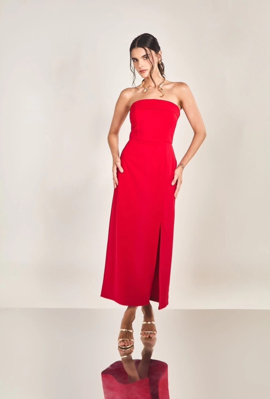 VESTIDO INGRID VERMELHO