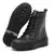 Bota Coturno Oadsey Feminino Cano Medio Sola Reta Tratorada Cadarço Mulher Fashion - Preto - 33 ao 40 - comprar online