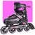 Patins Inline Roller Semi Profissional Base Alumínio Abec 7 - Rosa 36 ao 44 - comprar online