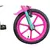 Bicicleta Infantil Track Bikes Pinky, Aro 16, Rodinhas Laterais, Azul e Rosa na internet