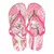 Chinelo Infantil Grendene Barbie Meu Encanto Menina - Pink - 23 ao 34