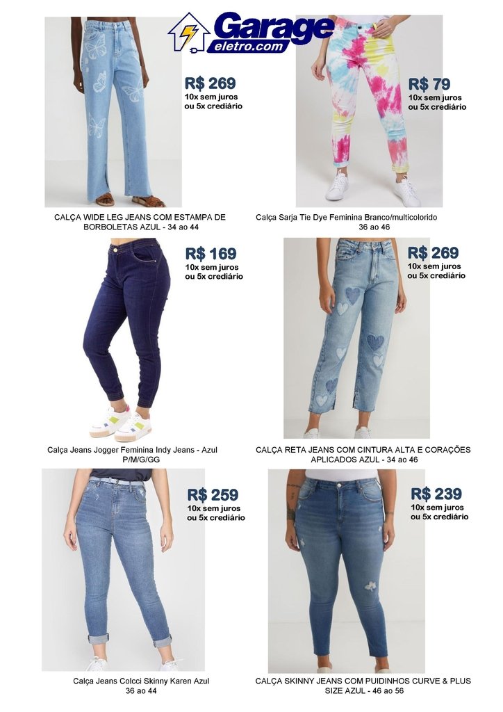 Calça Jeans Plus Size Recortes - Julie Curves - Moda Plus Size