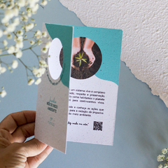 Cartão Mês do Meio Ambiente - 20x15 cm corte especial - Personalizado