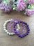 Kit 03 Pulseiras Lilas