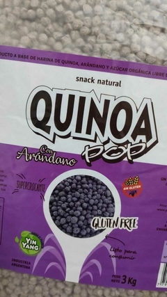 Quinoa pop con arandanos, Yin Yang