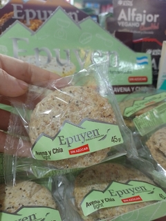 Alfajor avena y chía sin azucar, Epuyen