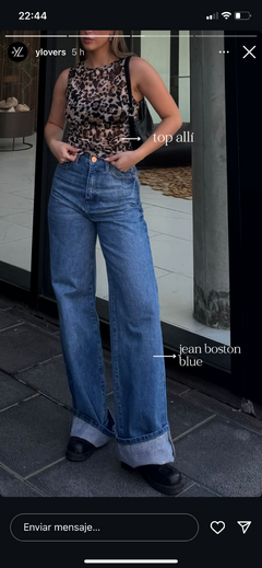 Jean boston blue