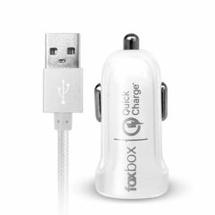 CARGADOR 12V MICRO USB FOXBOX WAY QUALCOMM - comprar online