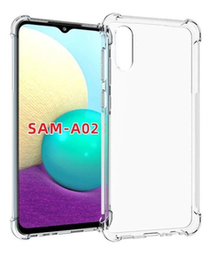 FUNDA SAMSUNG A02 ANTISHOCK TRANSPARENTE