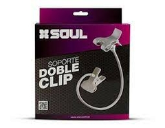 SOPORTE PARA CELULAR SOUL FLEXIBLE DOBLE CLIP - comprar online