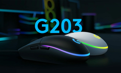 MOUSE GAMER LOGITECH G203 BLANCO - comprar online