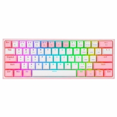 TECLADO GAMER REDRAGON FIZZ PRO RGB CHROMA RED SWITCH BLANCO - ROSA