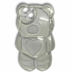 FUNDA IPHONE 13 OSO PUFFER TRANSPARENTE