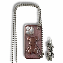 FUNDA IPHONE 12 PRO SHINY BEAR COLGANTE - tienda online