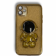 FUNDA IPHONE 12 ASTRONAUTA CON GLITTER - comprar online