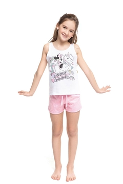 PIJAMA CORTO NENA MINNIE UNICORNIO (CO20302)