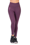 CALZA BLUEBERRY GRETA, CON RECORTE COMBINADO EN LYCRA EFECTO ENGOMADO (TO05046)