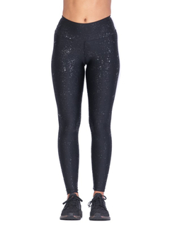 CALZA SUBLIME SHINE BLACK TIRO ALTO DE LYCRA BRILLANTE FULL PRINT (TO05025) - comprar online