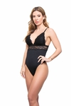 BODY DE LYCRA SIN ARMAR CON TASA DE ENCAJE (CO06258)