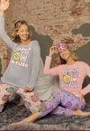 PIJAMA LARGO DAMA ESTAMPA DONAS (LE23350)