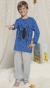 PIJAMA LARGO NENE ESTAMPADO ARAÑA (LE22962)