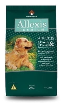 RAÇÃO ALLEXIS PREMIUM PARA CÃES ADULTOS SABOR CARNE E FRANGO 25 KG