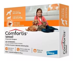 COMFORTIS 270 mg - Cães de 4,5 a 9Kg e Gatos de 2,8 a 5,4kg