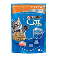 RAÇÃO ÚMIDA NESTLÉ PURINA CAT CHOW PARA GATOS ADULTOS SABOR FRANGO 85G