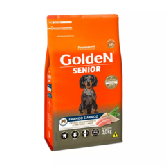 RAÇÃO GOLDEN FÓRMULA MINI BITS SENIOR PARA CÃES ADULTOS DE PEQUENO PORTE SABOR FRANGO E ARROZ 3 KG