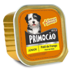 RAÇÃO ÚMIDA PRIMOCAO PATÊ SABOR FRAGO PARA CÃES FILHOTES (JUNIOR) 300 G