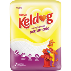 TAPETE HIGIÊNICO KELDOG PERFUMADO COM 7 UNIDADES