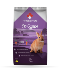 RAÇÃO PRESENCE DO CAMPO (COELHOS) 5 KG