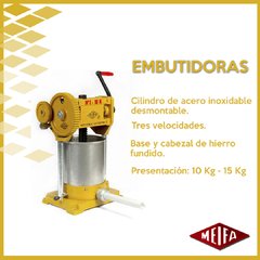 Embutidora de Carnes 10Kg