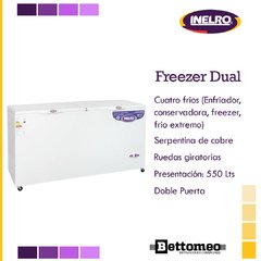 Freezer Dual 550Lts