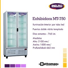 Exhibidora Doble Puerta