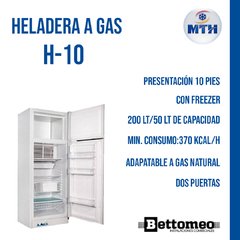 Heladera a Gas 10 pies - comprar online