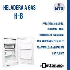 Heladera a Gas 8 pies - comprar online