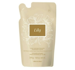 Refil Creme Acetinado Desodorante Hidratante Corporal Lily 250g