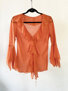 CAMISA VOLADOS NARANJA - comprar online